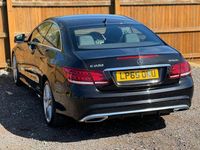 Used Mercedes E220 AMG line 2015 Black Coupe