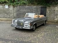 Used Mercedes 220 SE 113 HP (83 kW) 1966 Silver Cabriolet