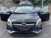 Used Mercedes A160 AMG line 2017 Black Hatchback
