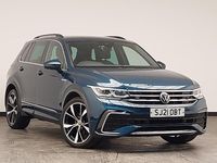Used VW Tiguan R-line 150 HP (110 kW) 2021 Blue SUV