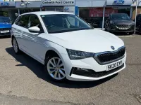 Used Skoda Scala SE L 115 HP (84 kW) 2020 White Hatchback