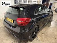 Used Mercedes A180 AMG line 109 HP (80 kW) 2016 Black Hatchback
