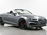 Used Audi A5 Cabriolet S-Line 190 HP (139 kW) 2017 Grey Cabriolet