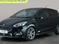 Used Ford Fiesta ST-Line 125 HP (91 kW) 2020 Black Hatchback
