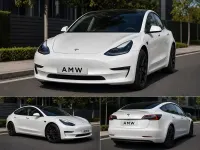 Used Tesla Model 3 Long Range AWD 366 kW (498 HP) 2020 White Sedan
