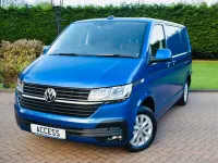 Begagnad VW Transporter Highline 2024 Blå Van