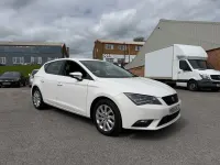 Used Seat Leon SE 110 HP (80 kW) 2015 White Hatchback