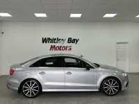 Used Audi A3 Black Edition 150 HP (110 kW) 2018 Silver Sedan