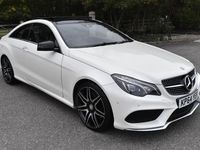 Used Mercedes E400 AMG line 2015 White Coupe