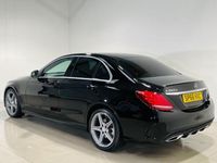 Used Mercedes C250 AMG line 204 HP (150 kW) 2016 Black Sedan