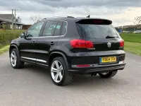 Used VW Tiguan R-line 138 HP (101 kW) 2014 Black SUV