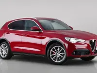 Used Alfa Romeo Stelvio Edizione Speciale 210 HP (154 kW) 2018 Red SUV