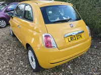 Used Fiat 500 69 HP (50 kW) 2013 Yellow Hatchback