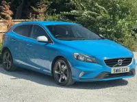 Used Volvo V40 R-Design 150 HP (110 kW) 2016 Blue Hatchback