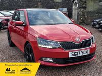 Used Skoda Fabia SE L 75 HP (55 kW) 2017 Red Hatchback
