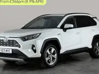 Used Toyota RAV4 Hybrid Design 218 HP (160 kW) 2021 White SUV