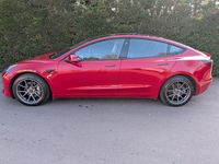 Used Tesla Model 3 Long Range AWD 366 kW (498 HP) 2021 Red Sedan
