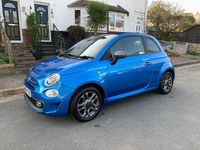 Used Fiat 500 S 2017 Blue Cabriolet