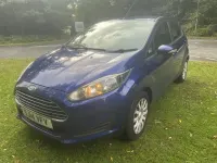 Used Ford Fiesta Style 75 HP (55 kW) 2014 Blue Hatchback