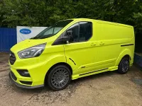 Used Ford Transit Custom Limited 185 HP (136 kW) 2021 Green Van