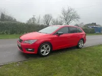 Begagnad Seat Leon FR 2015 Röd Kombi