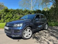 Used VW Touareg R-line 2014 Blue SUV
