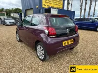 Used Peugeot 108 Active 68 HP (50 kW) 2016 Purple Hatchback