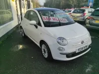 Used Fiat 500 Lounge 69 HP (50 kW) 2014 White Hatchback