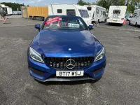 Used Mercedes C220 AMG Line Premium Plus 2017 Blue Cabriolet