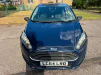 Used Ford Fiesta 95 HP (69 kW) 2015 Blue Hatchback