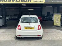 Used Fiat 500 Lounge 69 HP (50 kW) 2015 White Hatchback