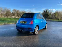 Używany Fiat 500C S 105 KM (77 kW) 2014 Niebieski Kabriolet
