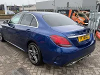 Used Mercedes C200 AMG Line Premium 2020 Blue Sedan