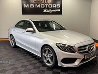 Used Mercedes C250 AMG line 204 HP (150 kW) 2018 Silver Sedan