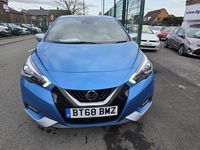 Used Nissan Micra N-Connecta 90 HP (66 kW) 2018 Blue Hatchback