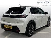 Used Peugeot e-208 GT-line 100 kW (137 HP) 2020 White Hatchback