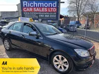 Used Mercedes C180 SE 156 HP (114 kW) 2008 Black Sedan