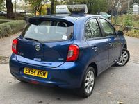 Used Nissan Micra Acenta 2014 Blue Hatchback