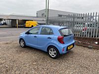 Used Kia Picanto 66 HP (48 kW) 2019 Blue Hatchback
