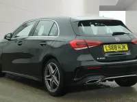 Used Mercedes A250 AMG line 224 HP (164 kW) 2018 Black Hatchback