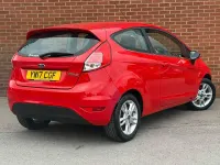 Used Ford Fiesta Zetec 2017 Red Hatchback
