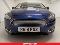 Used Ford Focus Titanium 125 HP (91 kW) 2018 Blue Hatchback