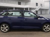 Used Skoda Rapid SE 90 HP (66 kW) 2016 Blue Hatchback