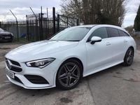 Used Mercedes CLA200 Shooting Brake AMG line 2022 White Estate