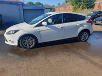 Used Ford Focus Titanium 2013 White Hatchback