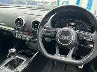 Used Audi A3 Black Edition 116 HP (85 kW) 2018 Black Sedan