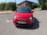 Used Fiat 500C S 69 HP (50 kW) 2015 Red Cabriolet