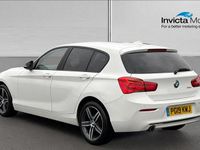 Used BMW 116 Sport Line 116 HP (85 kW) 2019 White Hatchback