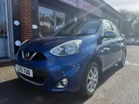 Used Nissan Micra Acenta 80 HP (58 kW) 2015 Blue Hatchback