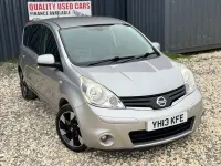 Used Nissan Note N-TEC 90 HP (66 kW) 2013 Silver Hatchback